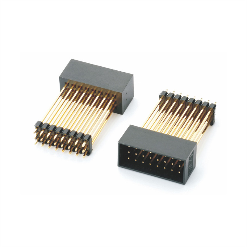 2.54间距加塑加高直插简牛